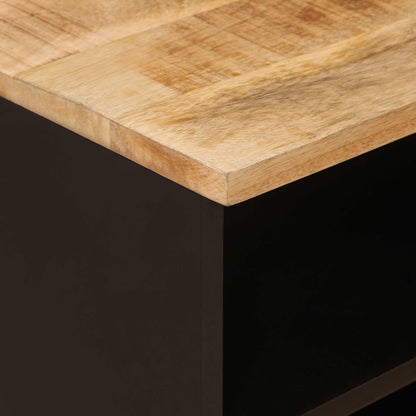 Mobile TV Marrone 80 x 33 x 46 cm Legno di mango massello | homemem39