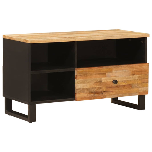Mobile TV Marrone 80 x 33 x 46 cm Legno di mango massello | homemem39