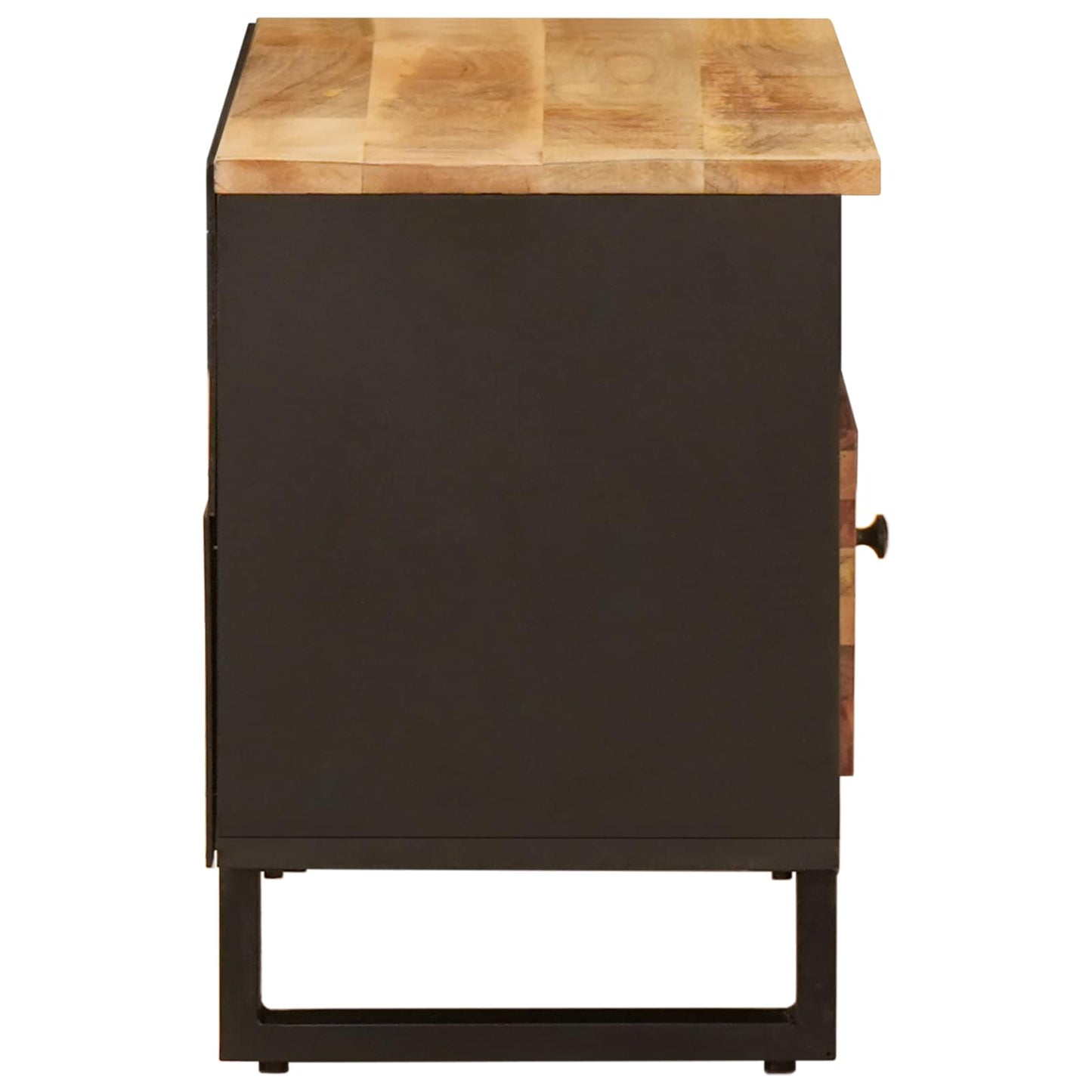 Mobile TV Marrone 80 x 33 x 46 cm Legno di mango massello | homemem39