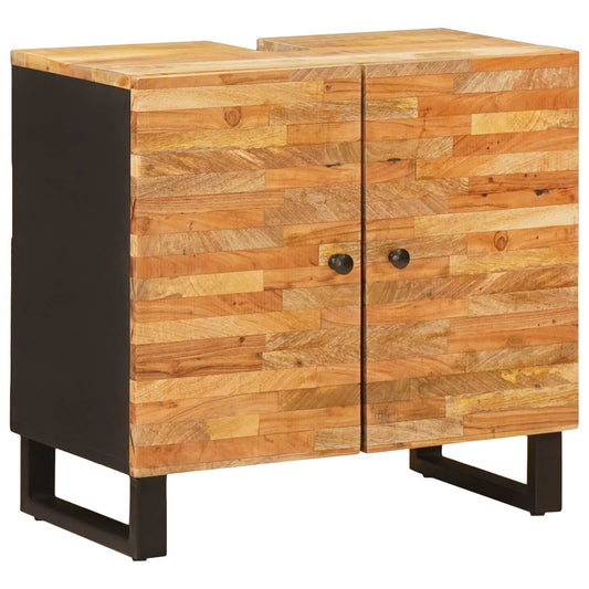 Armadio per Lavabo da Bagno con porta Naturale 62 x 33 x 58 cm | homemem39
