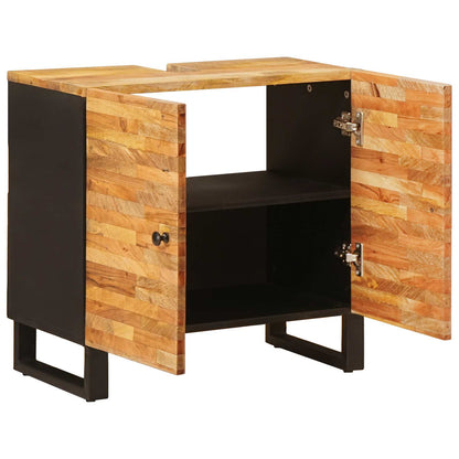 Armadio per Lavabo da Bagno con porta Naturale 62 x 33 x 58 cm