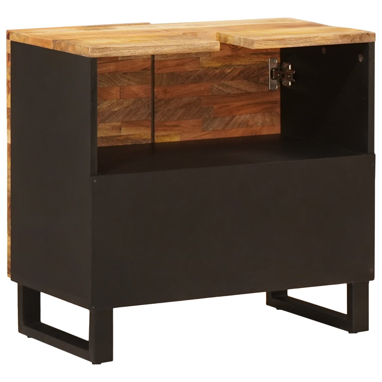 Armadio per Lavabo da Bagno con porta Naturale 62 x 33 x 58 cm