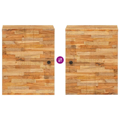 Mobile Appeso da Bagno con porta Naturale 38 x 33 x 48 cm