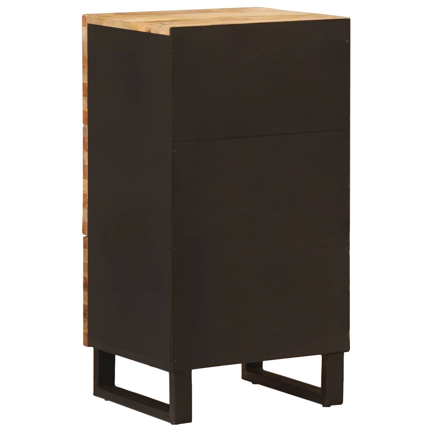 Mobile laterale Marrone 40 x 33 x 75 cm Legno di mango massello | homemem39
