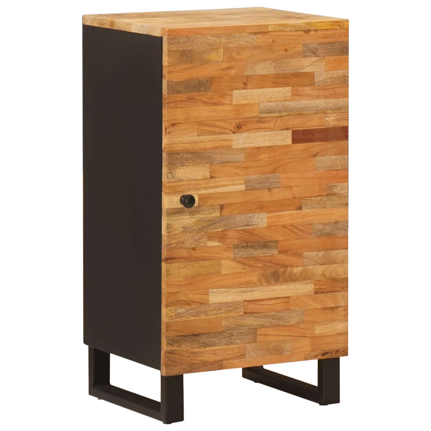 Mobile laterale Marrone 40 x 33 x 75 cm Legno di mango massello | homemem39