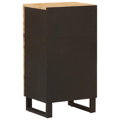 Mobile laterale Marrone 40 x 33 x 75 cm Legno di mango massello | homemem39