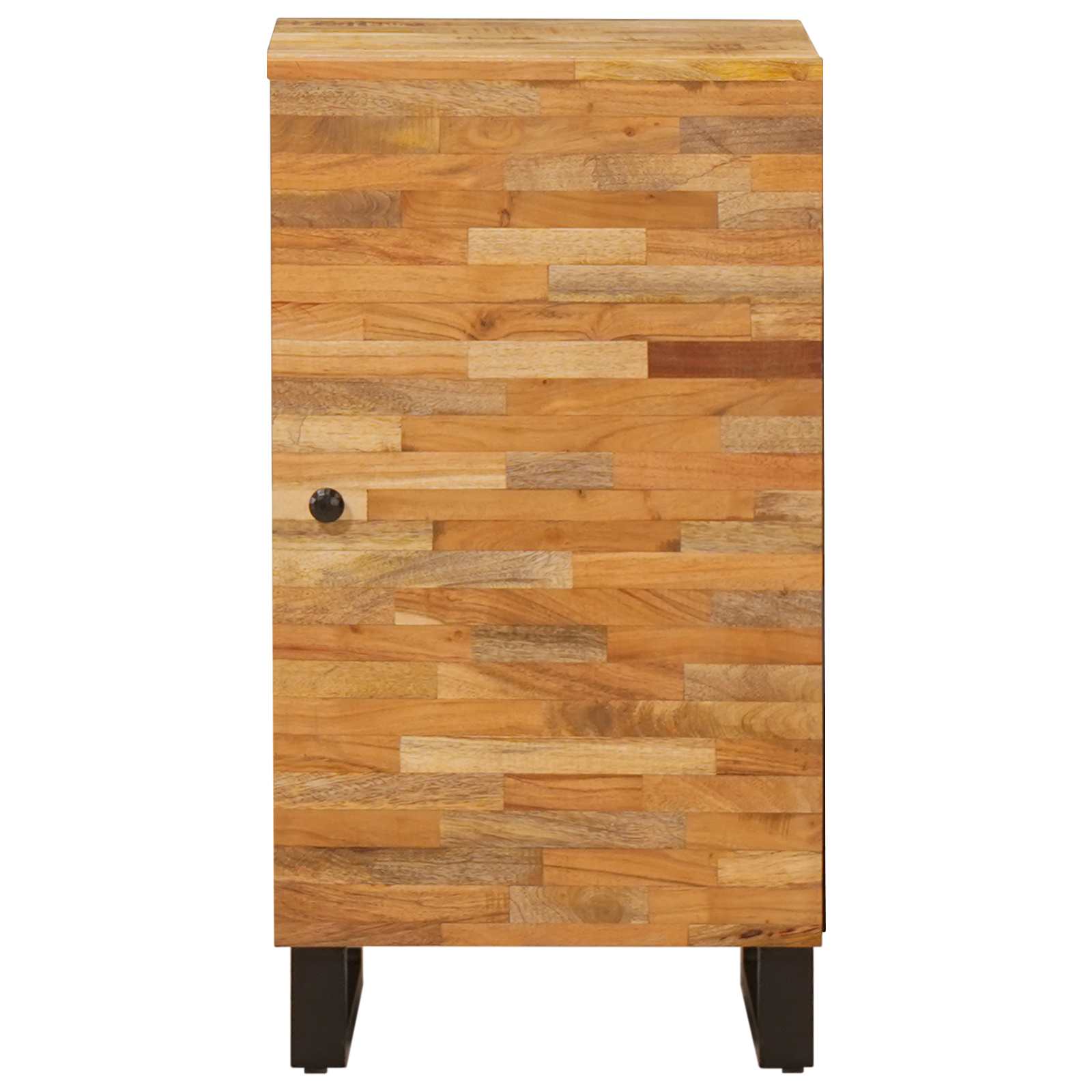 Mobile laterale Marrone 40 x 33 x 75 cm Legno di mango massello | homemem39