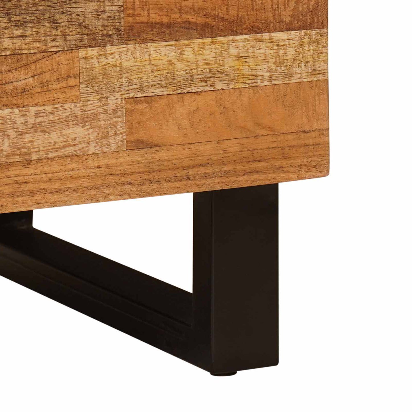 Mobile laterale Marrone 60 x 33 x 75 cm Legno di mango massello | homemem39