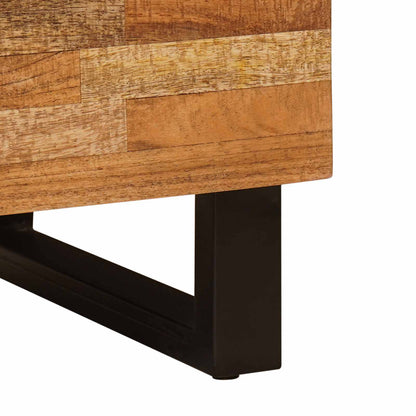 Mobile laterale Marrone 60 x 33 x 75 cm Legno di mango massello | homemem39