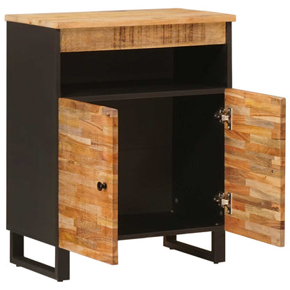Mobile laterale Marrone 60 x 33 x 75 cm Legno di mango massello | homemem39