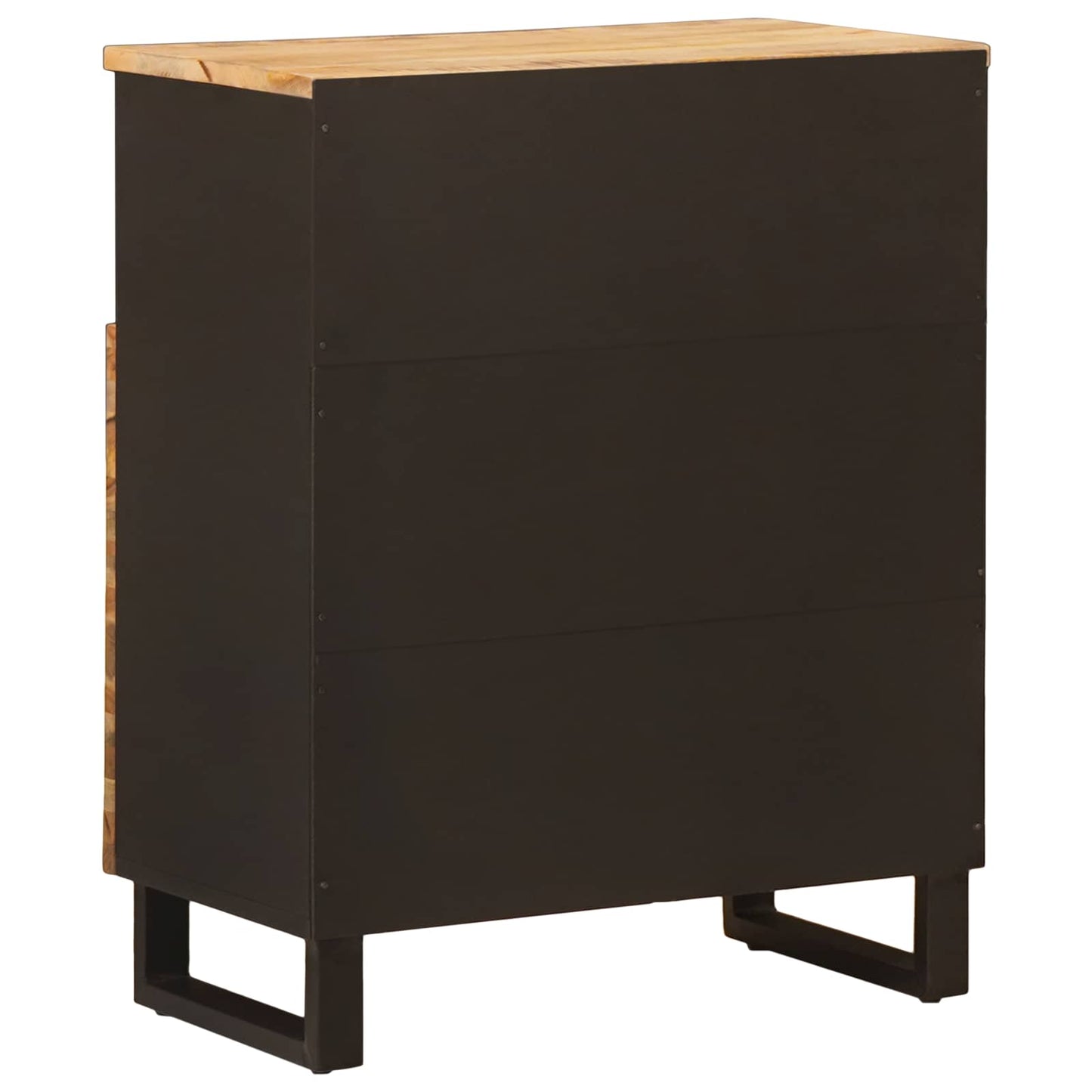 Mobile laterale Marrone 60 x 33 x 75 cm Legno di mango massello | homemem39