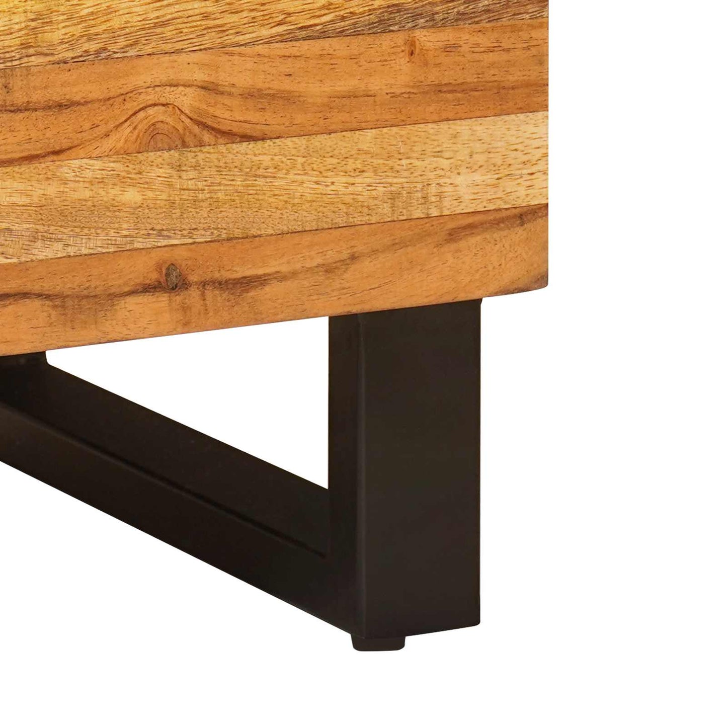Mobile laterale Marrone 60 x 33 x 75 cm Legno di mango massello | homemem39