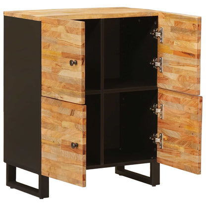 Mobile laterale Marrone 60 x 33 x 75 cm Legno di mango massello | homemem39