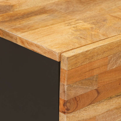 Mobile laterale Marrone 80 x 33 x 75 cm Legno di mango massello | homemem39