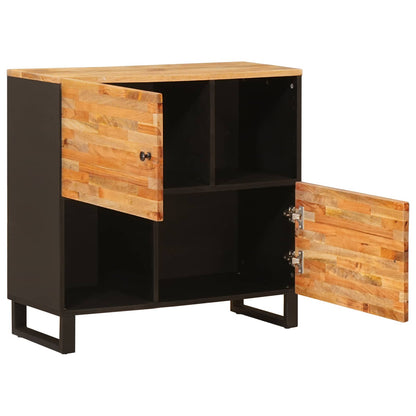 Mobile laterale Marrone 80 x 33 x 75 cm Legno di mango massello | homemem39