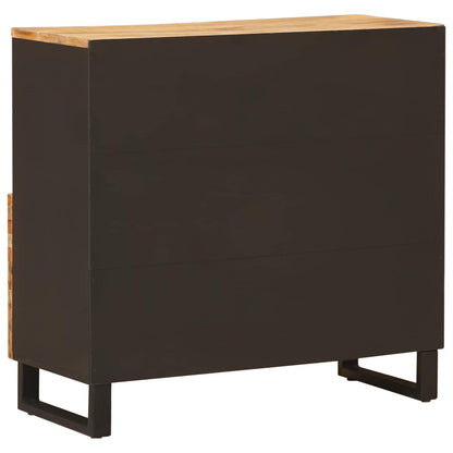 Mobile laterale Marrone 80 x 33 x 75 cm Legno di mango massello | homemem39
