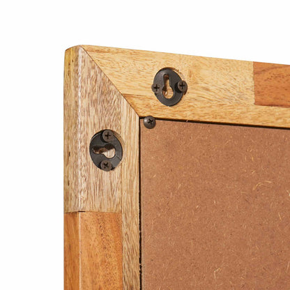 Specchio da bagno Rovere artigianale 50 x 70 x 2,5 cm