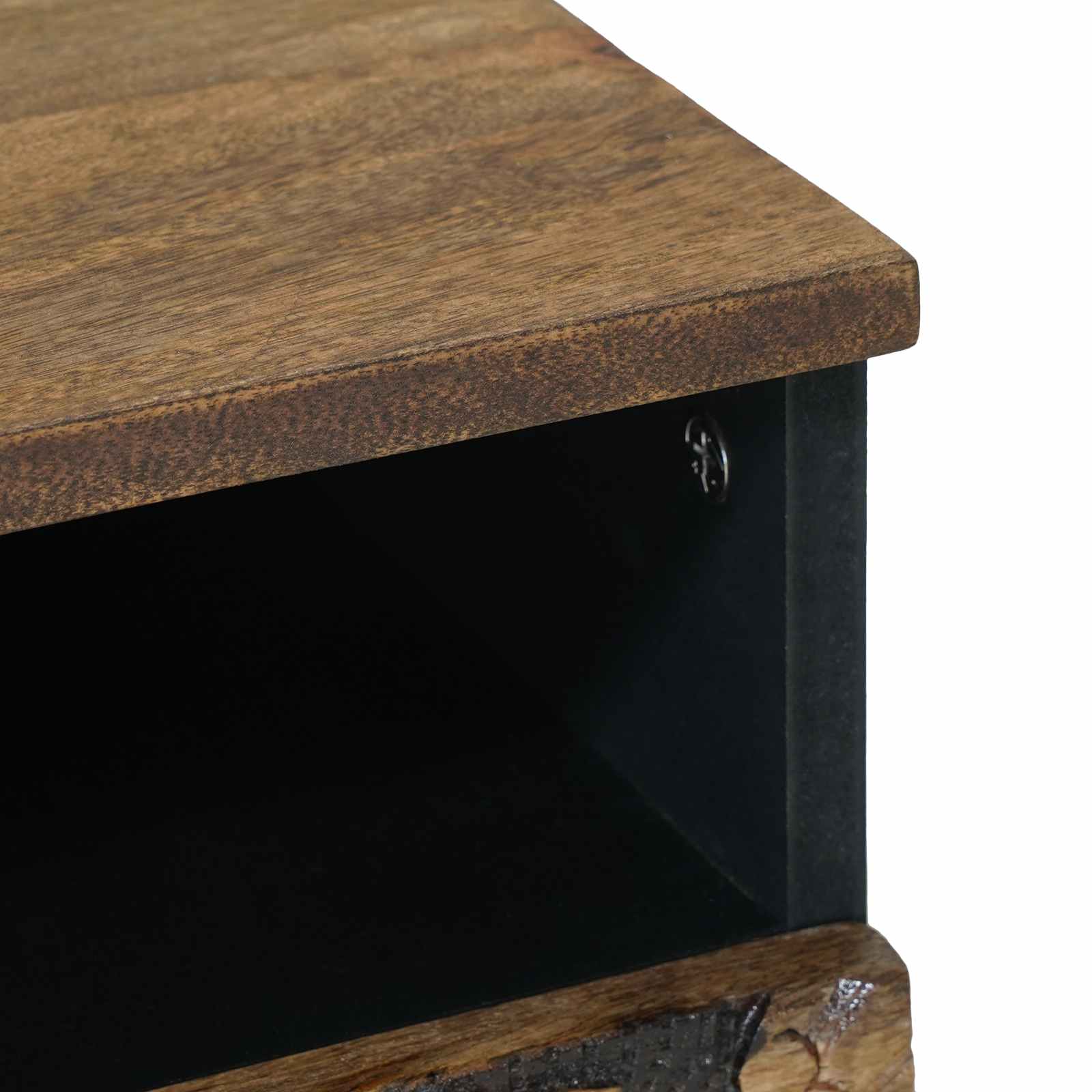 Tavolino da salotto con cassetto Marrone 80 x 54 x 40 cm | homemem39