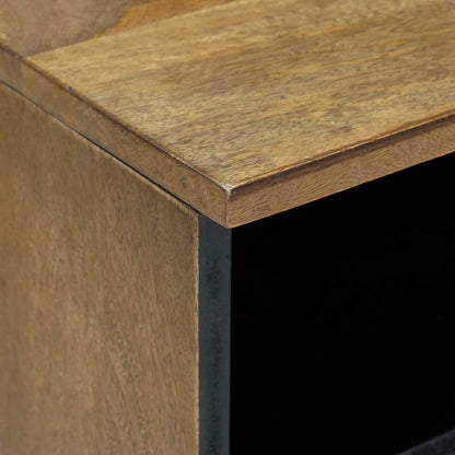 Mobile TV Marrone 100 x 33,5 x 46 cm Legno di mango massello | homemem39