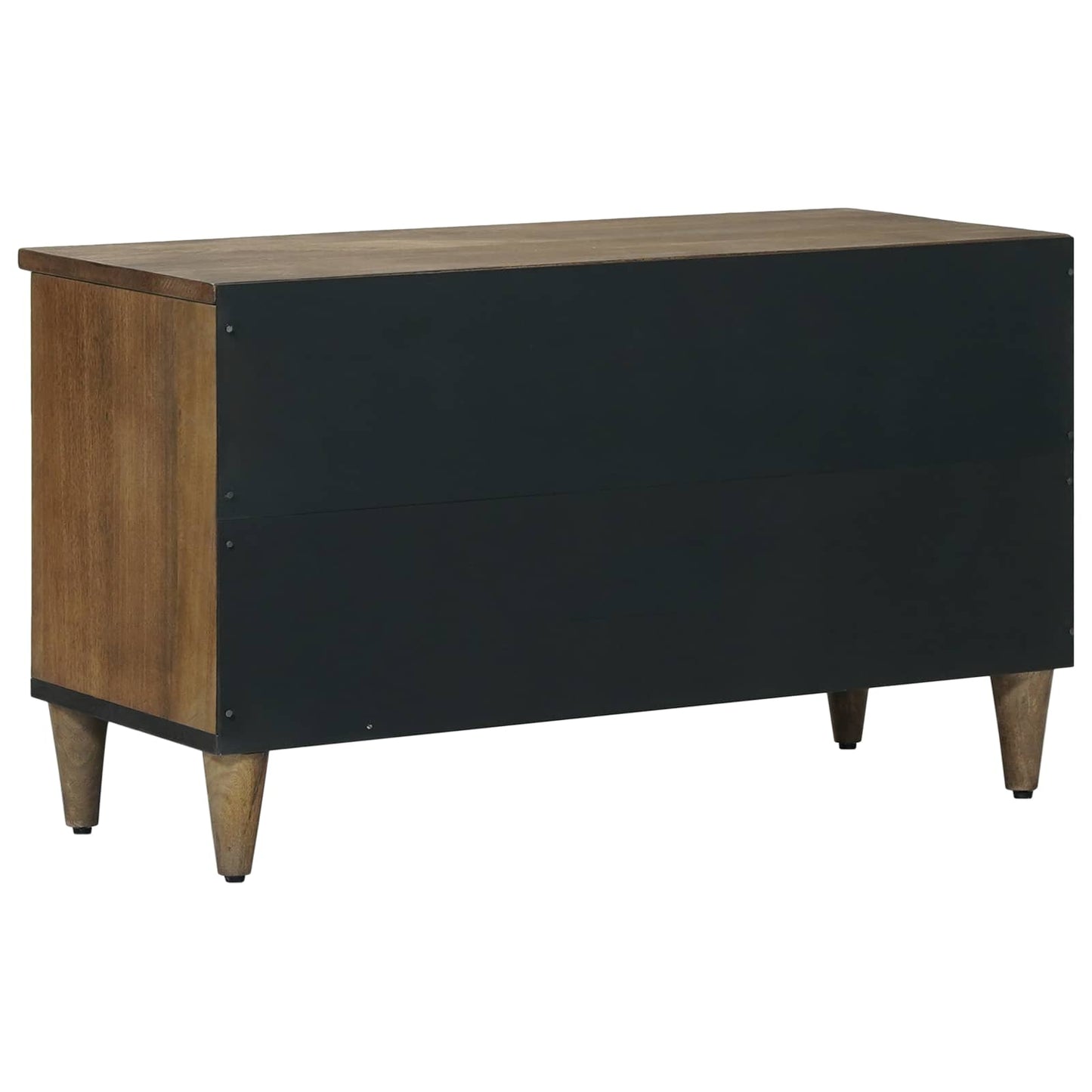 Mobile TV Marrone 80 x 33,5 x 46 cm Legno di mango massello | homemem39