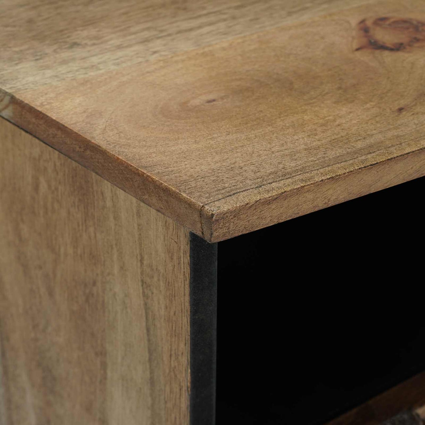 Mobile TV Marrone 100 x 33,5 x 46 cm Legno di mango massello | homemem39