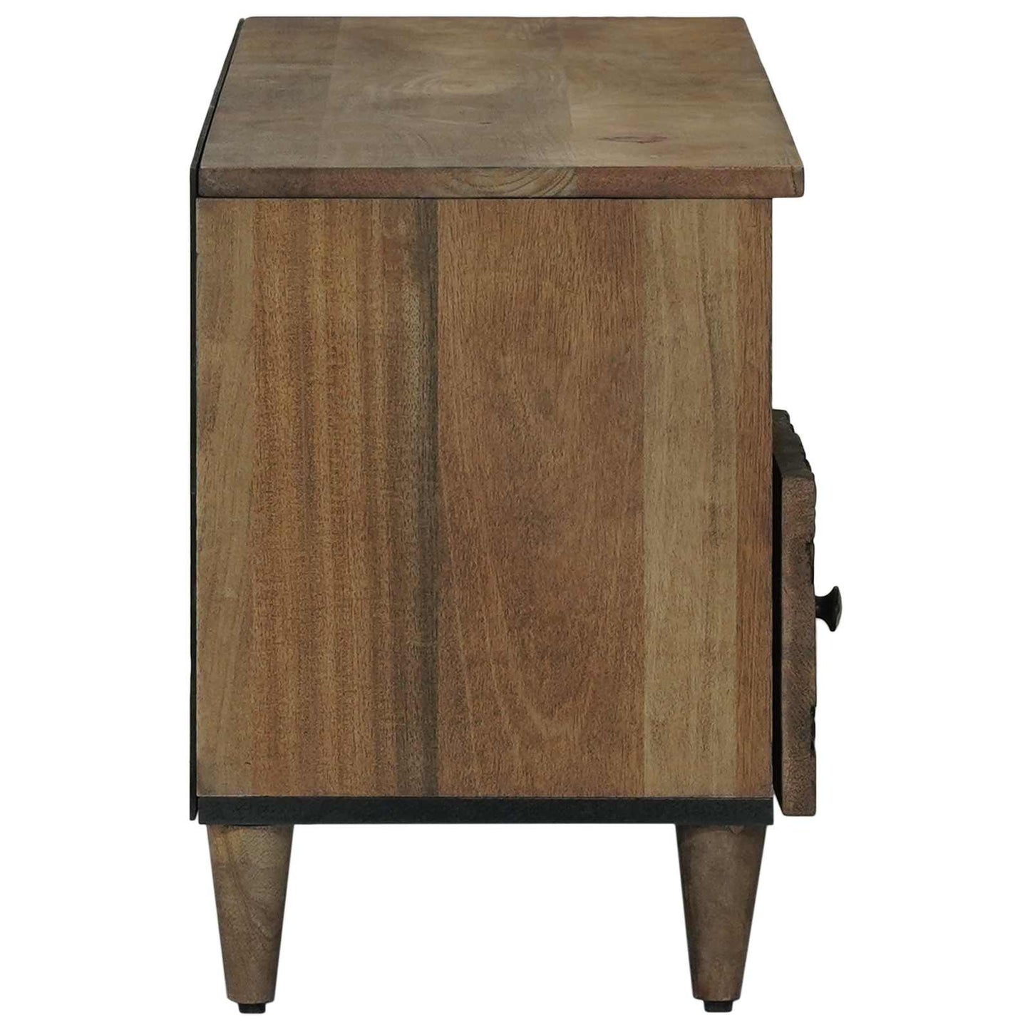 Mobile TV Marrone 100 x 33,5 x 46 cm Legno di mango massello | homemem39