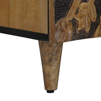Armadio per Lavabo da Bagno con porta Marrone 62 x 33 x 58 cm | homemem39