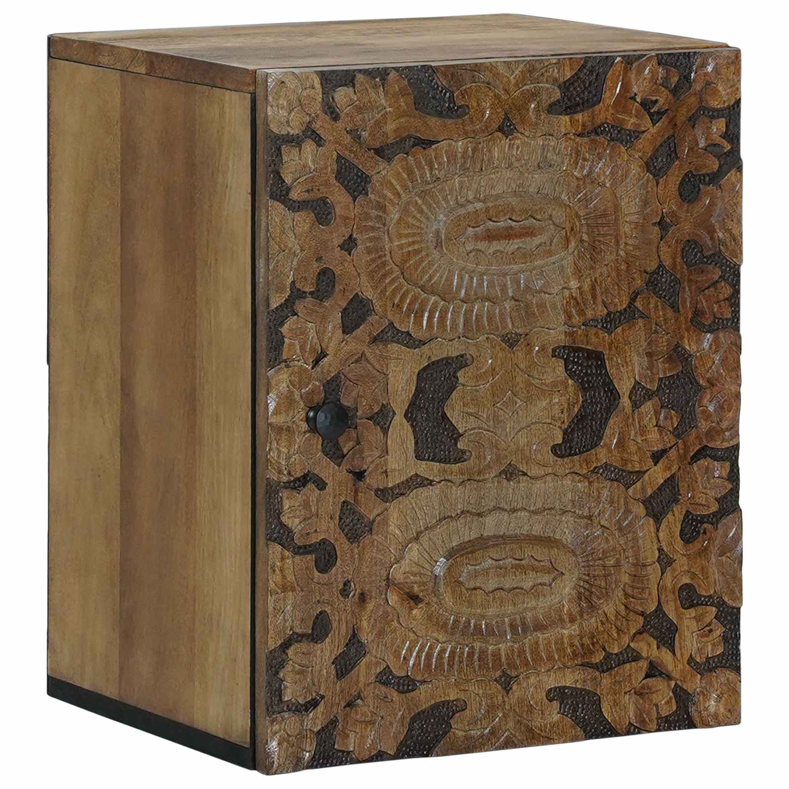 Mobile Appeso da Bagno con porta Marrone 38 x 33,5 x 48 cm | homemem39
