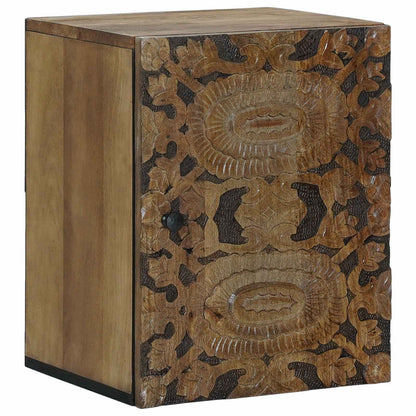 Mobile Appeso da Bagno con porta Marrone 38 x 33,5 x 48 cm | homemem39