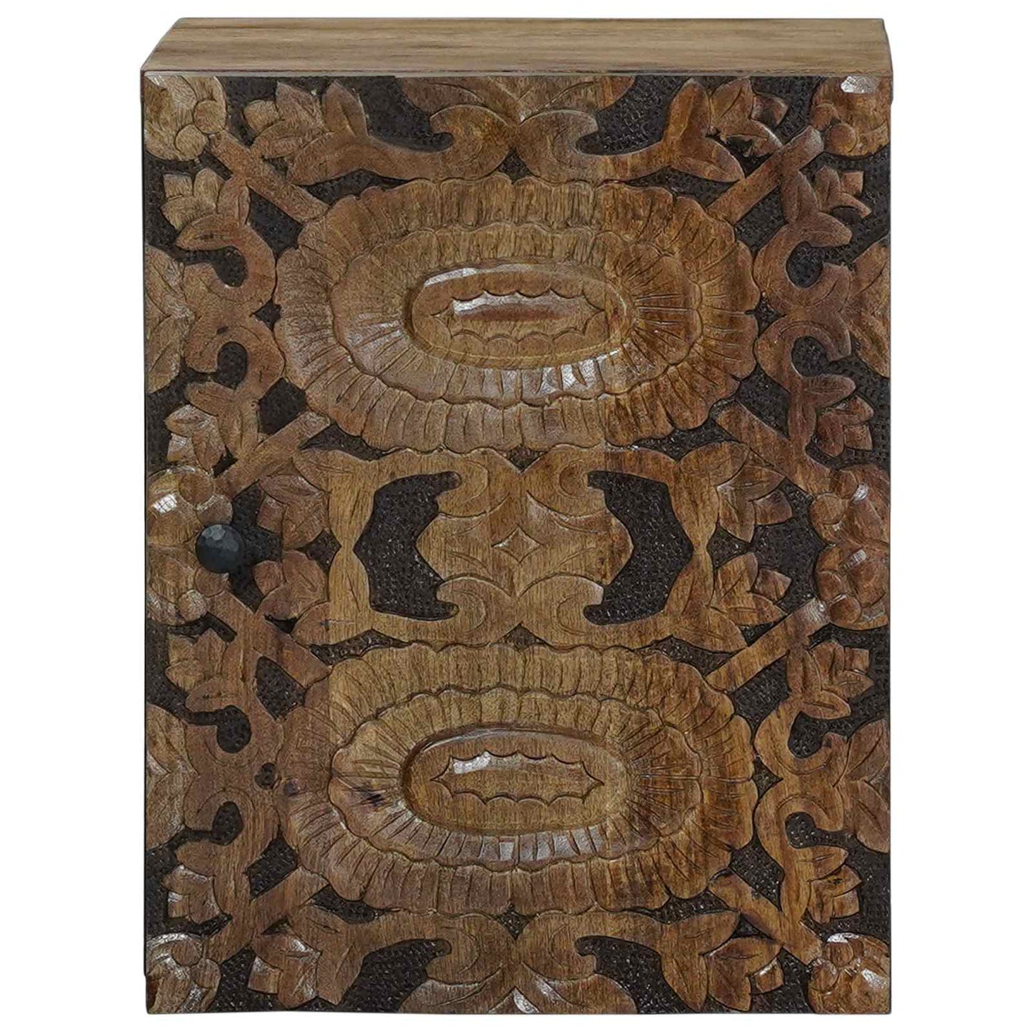 Mobile Appeso da Bagno con porta Marrone 38 x 33,5 x 48 cm | homemem39
