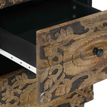 Credenza Marrone 40 x 33,5 x 75 cm Legno di mango massello | homemem39