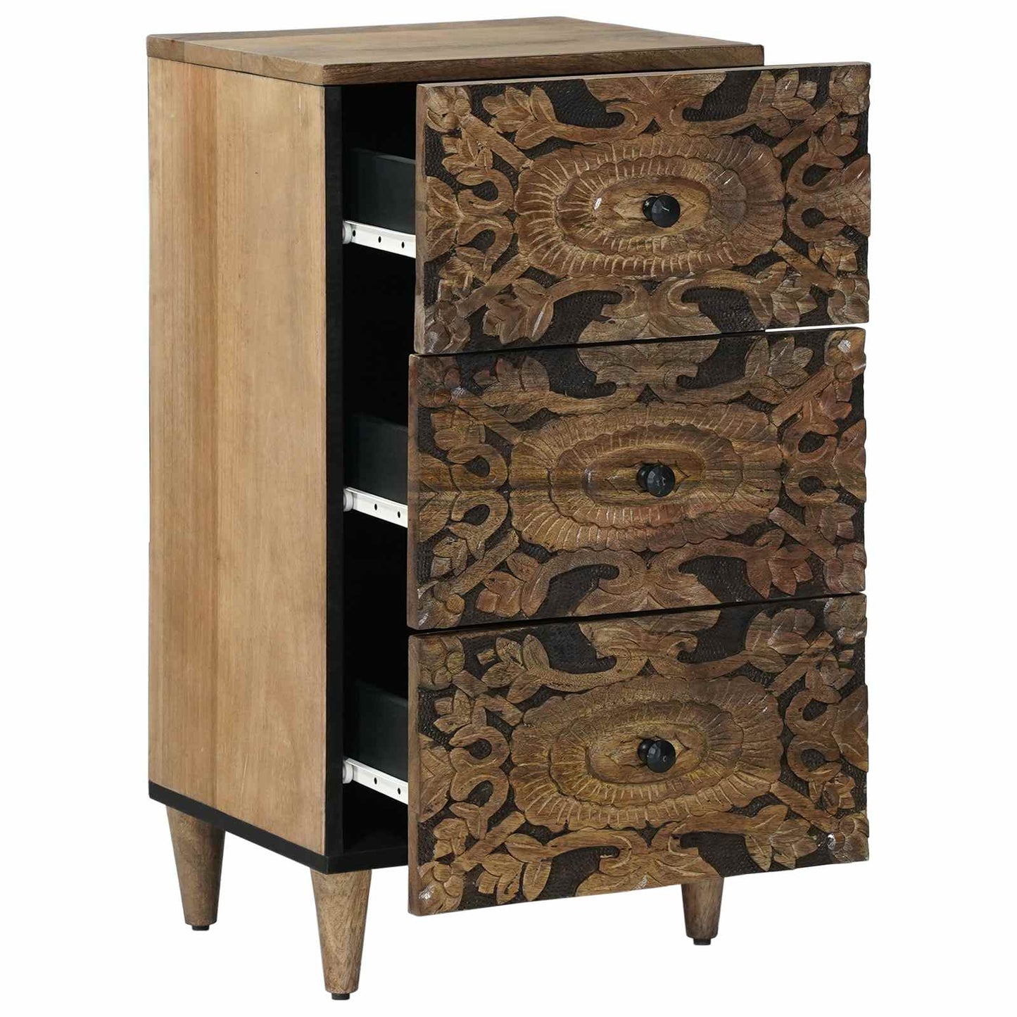 Credenza Marrone 40 x 33,5 x 75 cm Legno di mango massello | homemem39