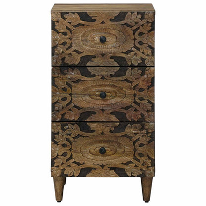 Credenza Marrone 40 x 33,5 x 75 cm Legno di mango massello | homemem39