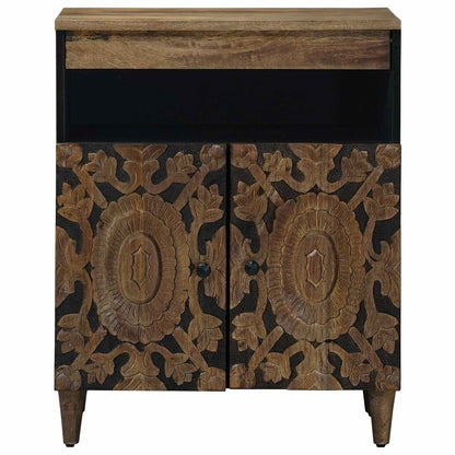 Credenza Marrone 60 x 33,5 x 75 cm Legno di mango massello | homemem39