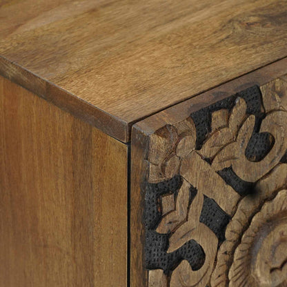 Credenza Marrone 60 x 33,5 x 75 cm Legno di mango massello | homemem39