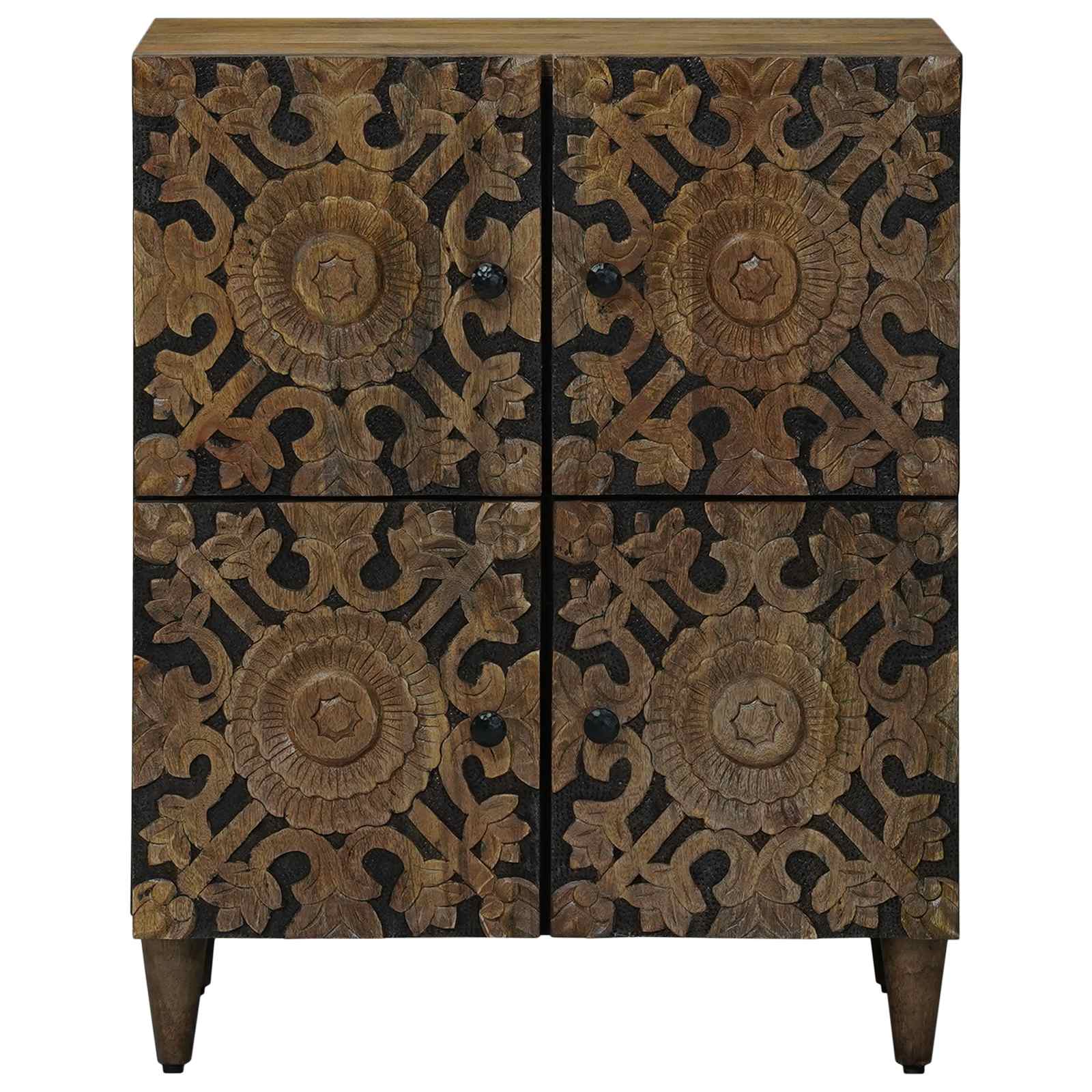 Credenza Marrone 60 x 33,5 x 75 cm Legno di mango massello | homemem39