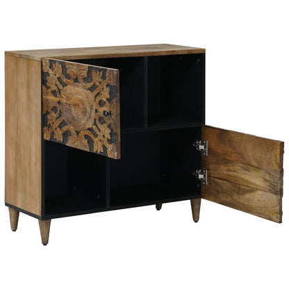 Credenza Marrone 80 x 33,5 x 75 cm Legno di mango massello | homemem39