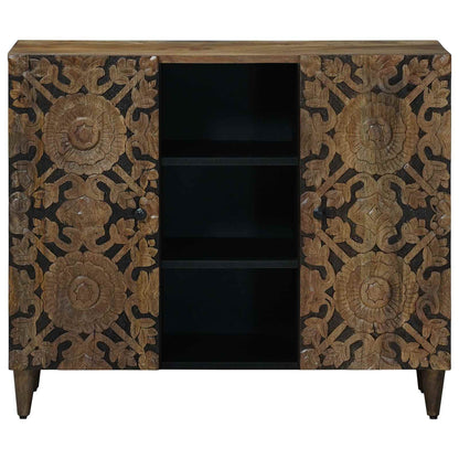 Credenza Marrone 90 x 33,5 x 75 cm Legno di mango massello | homemem39