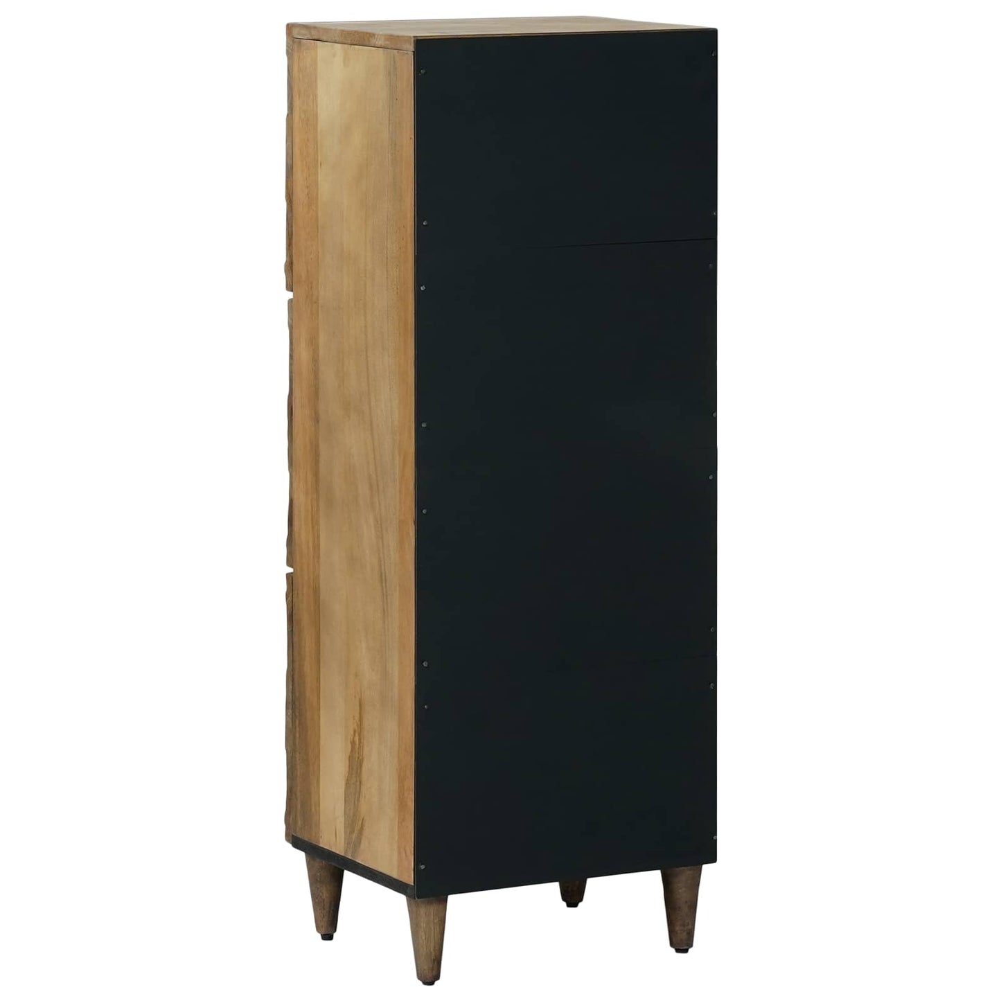 Mobile Alto Marrone 40 x 33,5 x 110 cm Legno di mango massello | homemem39