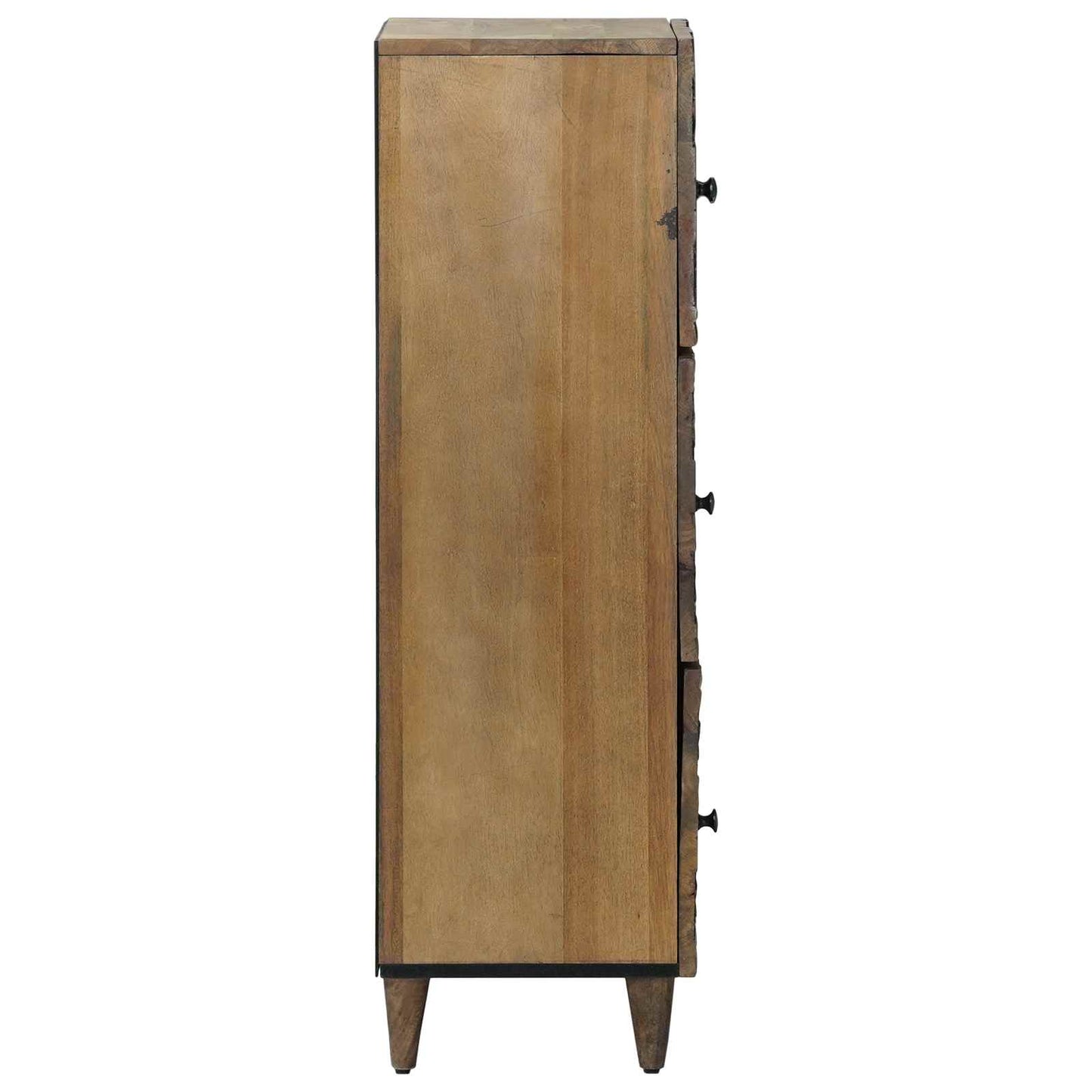 Mobile Alto Marrone 40 x 33,5 x 110 cm Legno di mango massello | homemem39