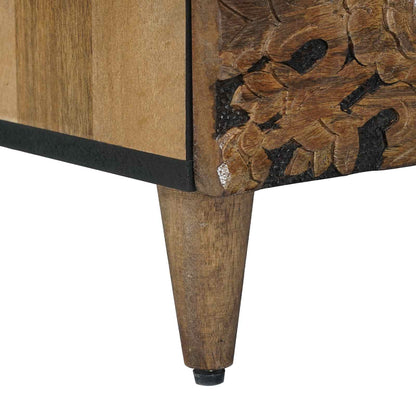 Mobile Alto Marrone 60 x 33,5 x 100 cm Legno di mango massello | homemem39
