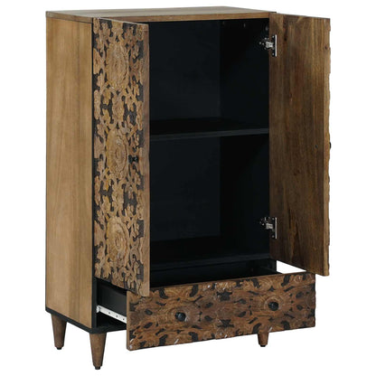 Mobile Alto Marrone 60 x 33,5 x 100 cm Legno di mango massello | homemem39