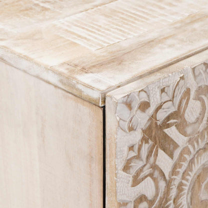 Credenza con Ripostiglio Bianco 60 x 33,5 x 75 cm | homemem39