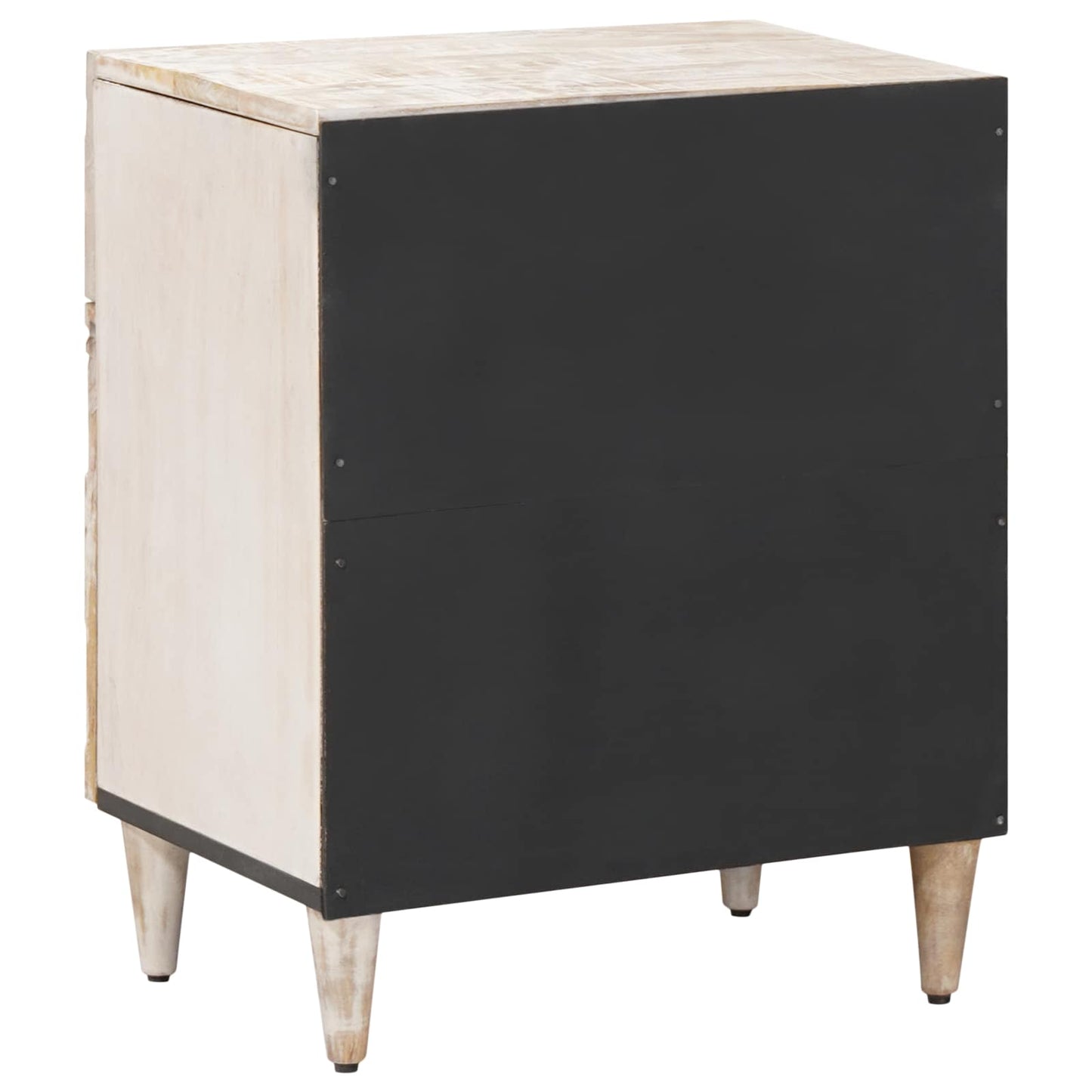 Mobiletto da Letto con cassetto Bianco 50 x 33 x 60 cm | homemem39