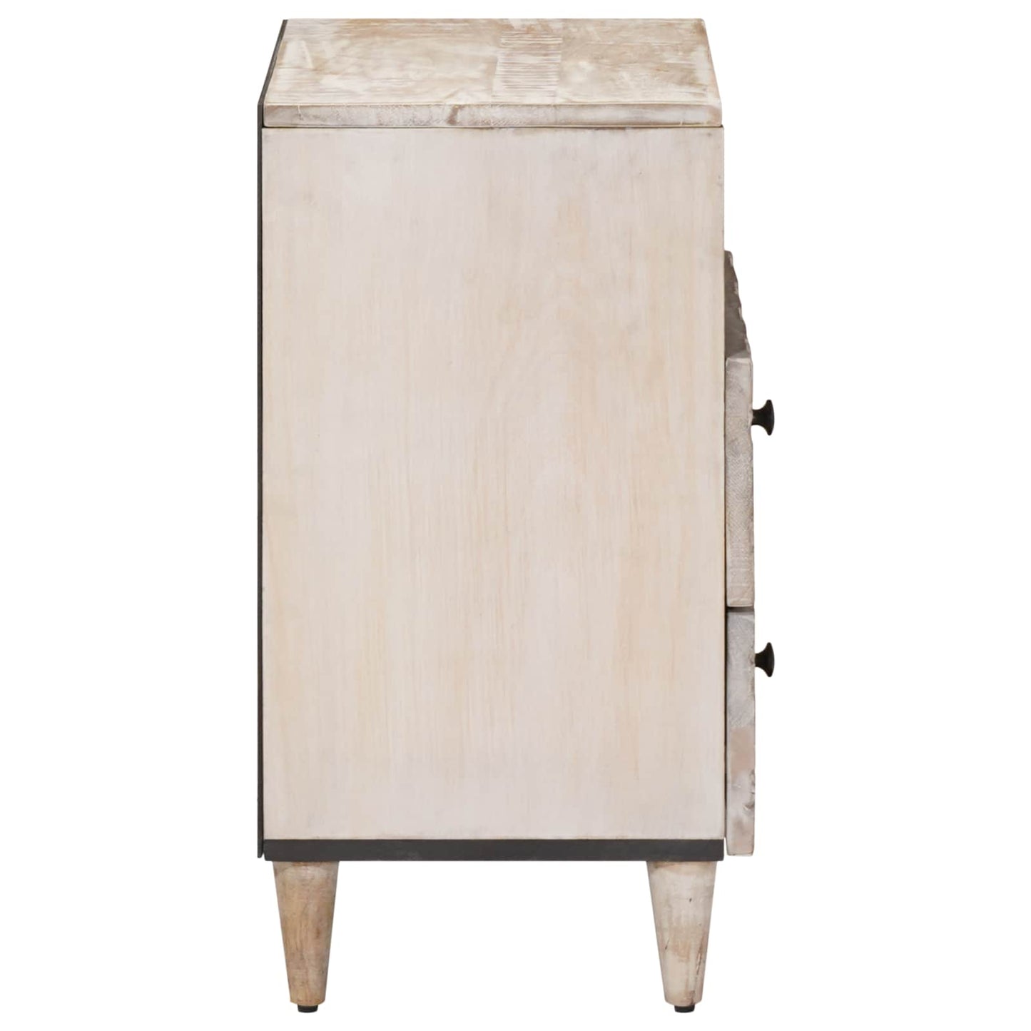 Mobiletto da Letto con cassetto Bianco 50 x 33 x 60 cm | homemem39