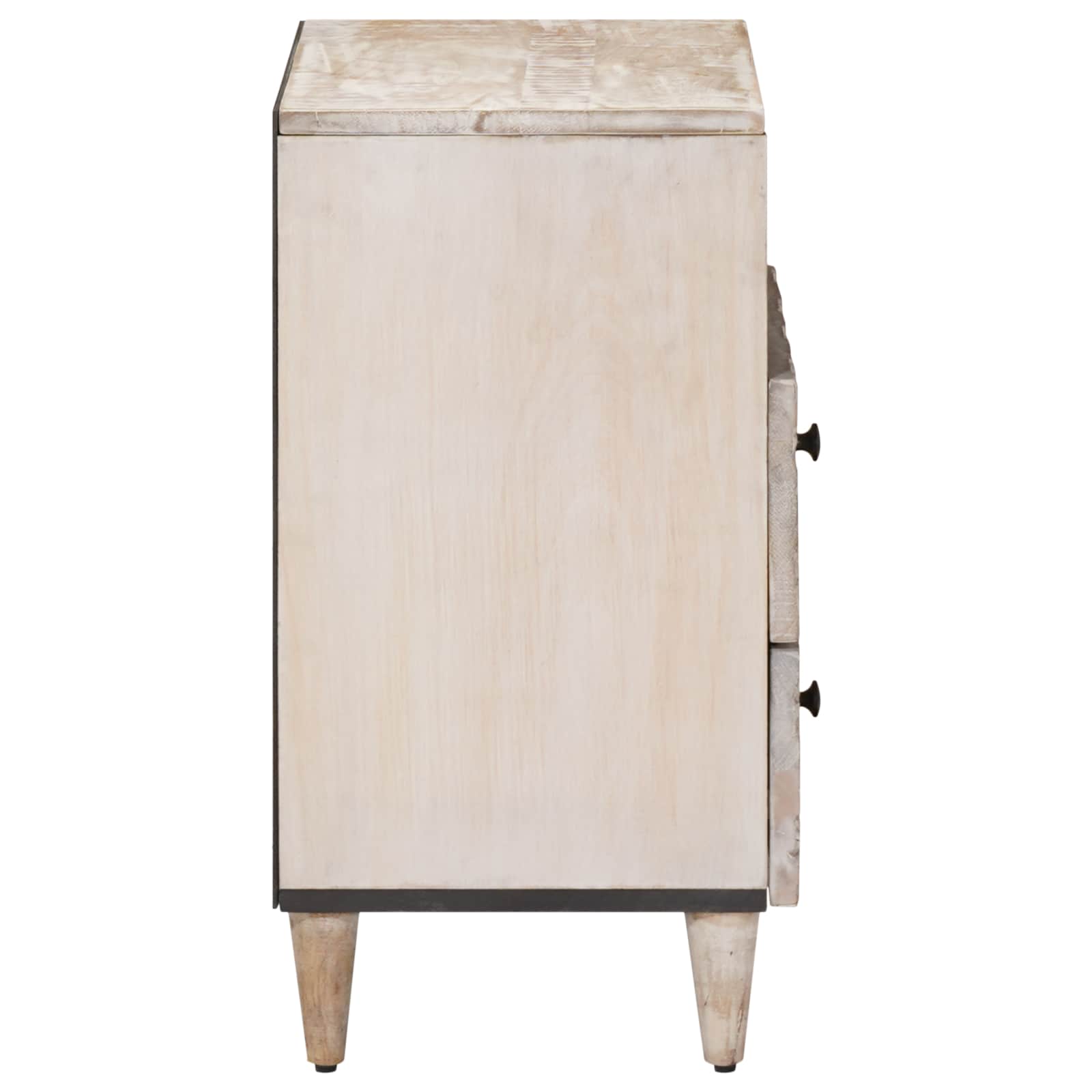 Mobiletto da Letto con cassetto Bianco 50 x 33 x 60 cm | homemem39