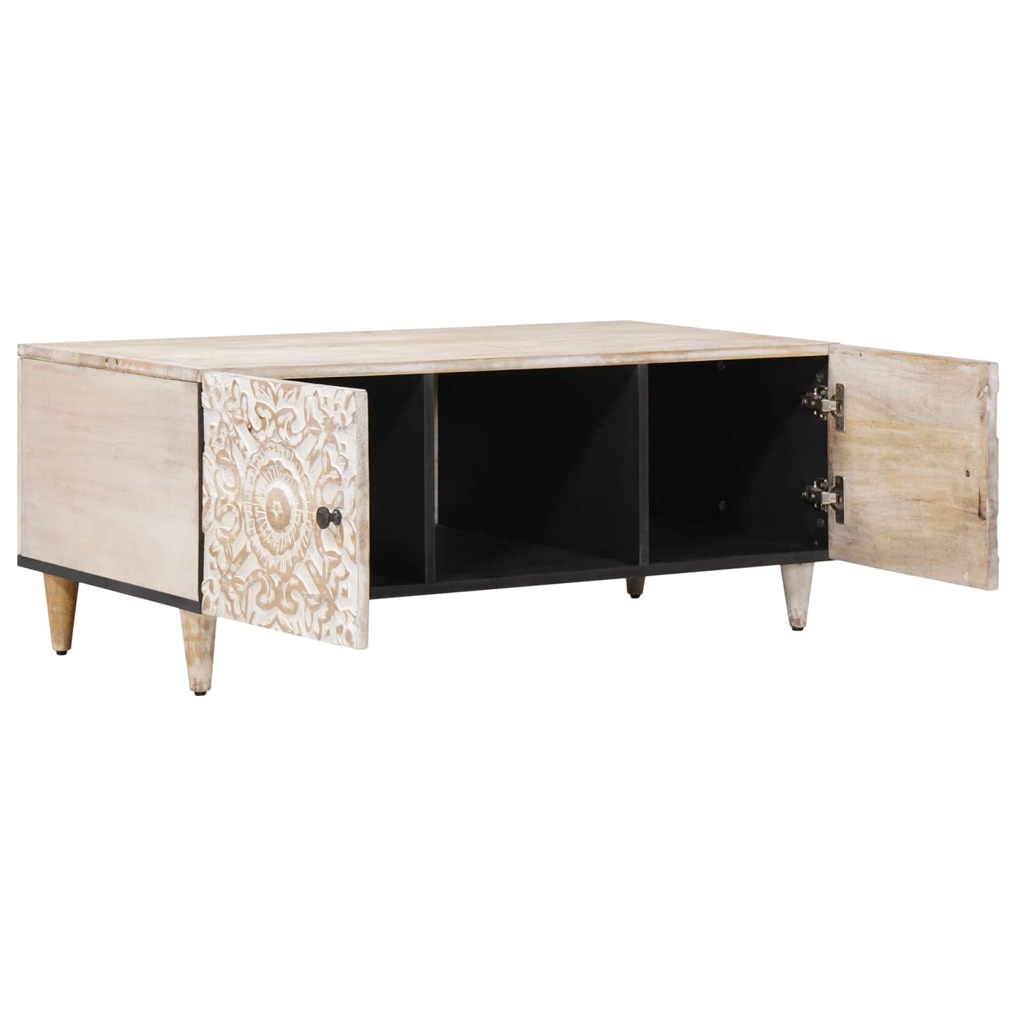 Tavolino da salotto Bianco 100 x 54 x 40 cm | homemem39