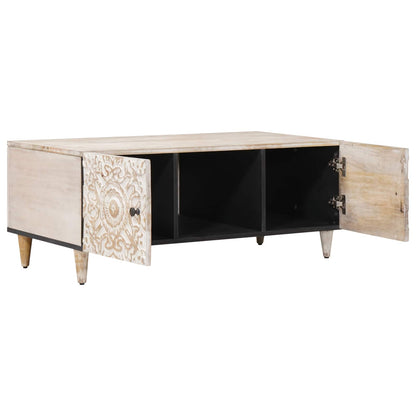Tavolino da salotto Bianco 100 x 54 x 40 cm | homemem39