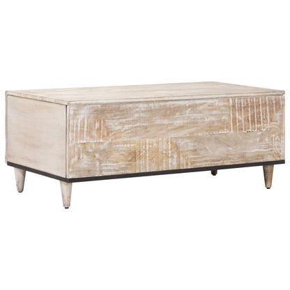 Tavolino da salotto Bianco 100 x 54 x 40 cm | homemem39
