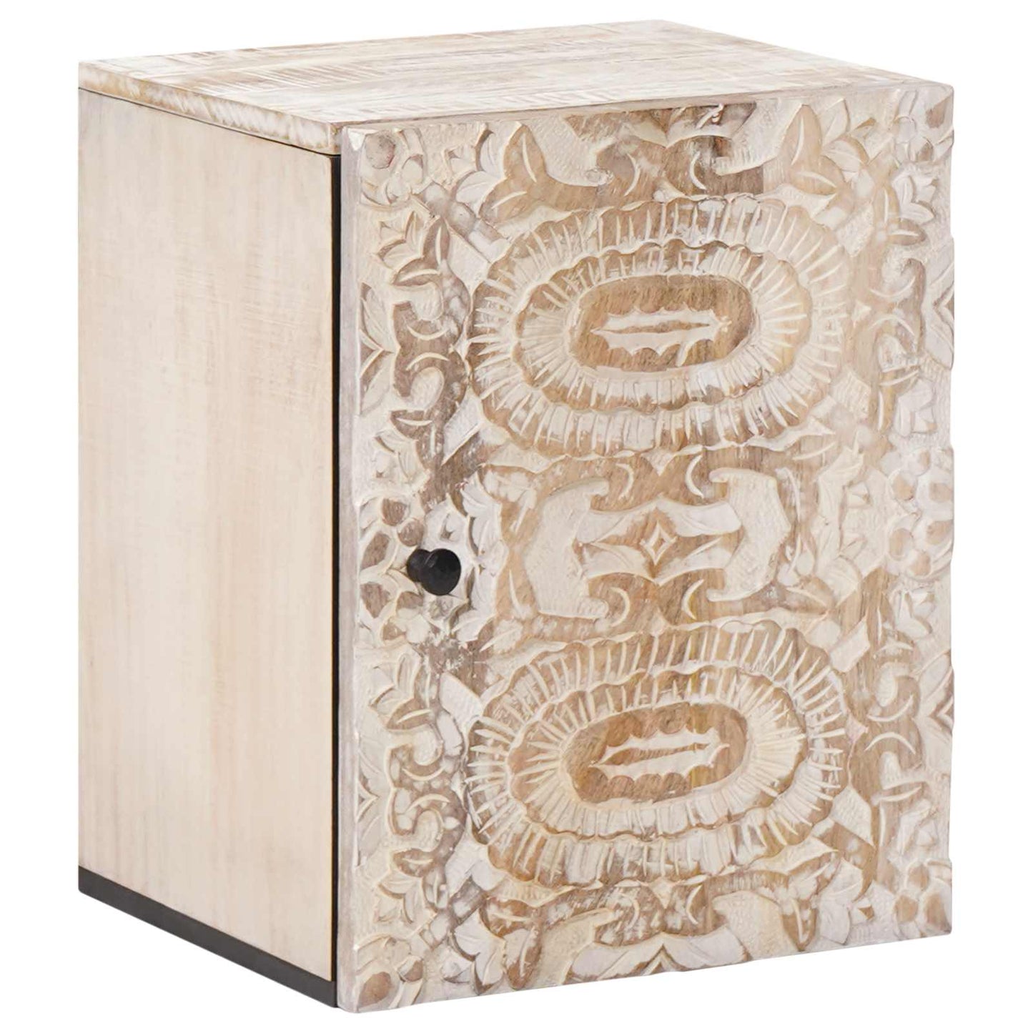 Mobile Appeso da Bagno con porta Bianco 38 x 33,5 x 48 cm | homemem39